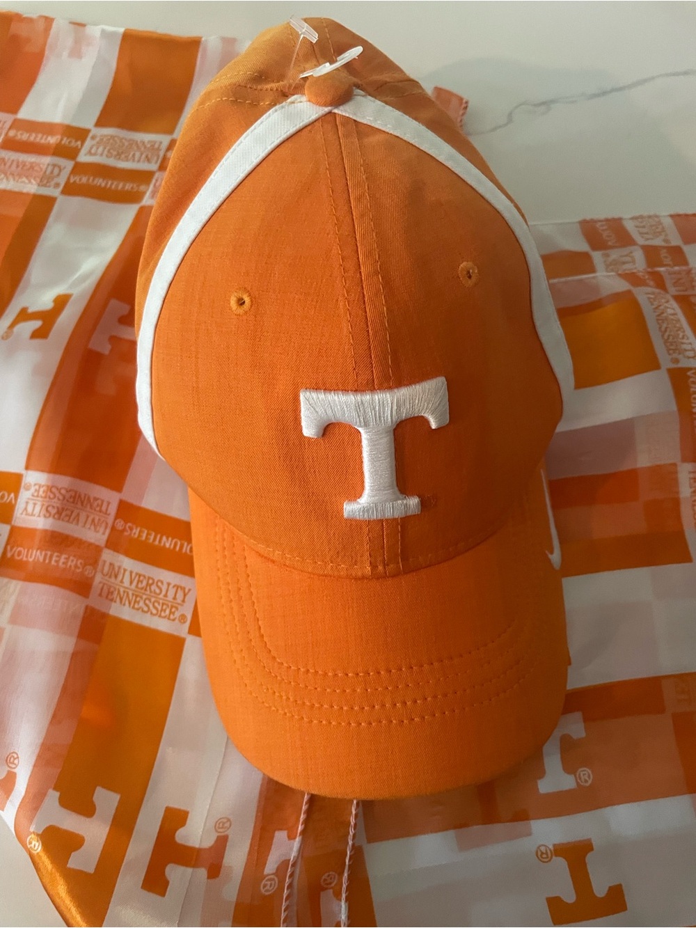 University of Tennessee Volunteers cap and scarf